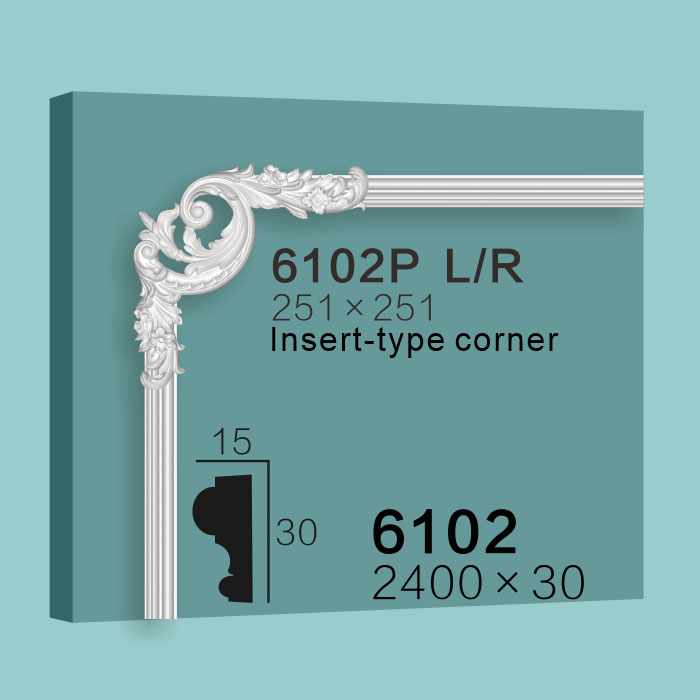 Moulding Corner 6102P L/R