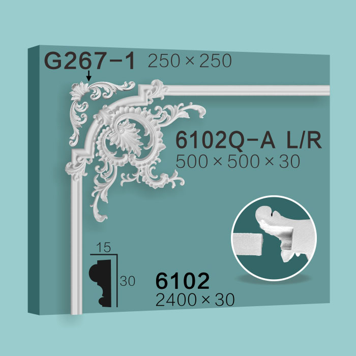 Moulding Corner 6102Q-A L/R