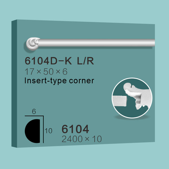 Moulding Corner 6104D-K L/R